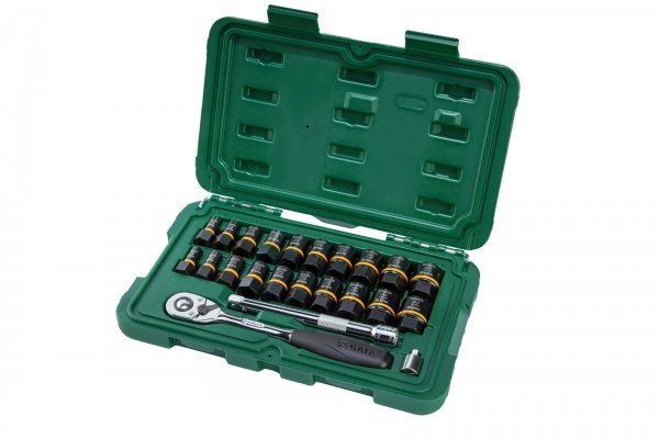 Zestaw nasadek do uszkodzonych śrub SATA BoltBiter 09138 1/4&quot; 3/8&quot; 23szt.