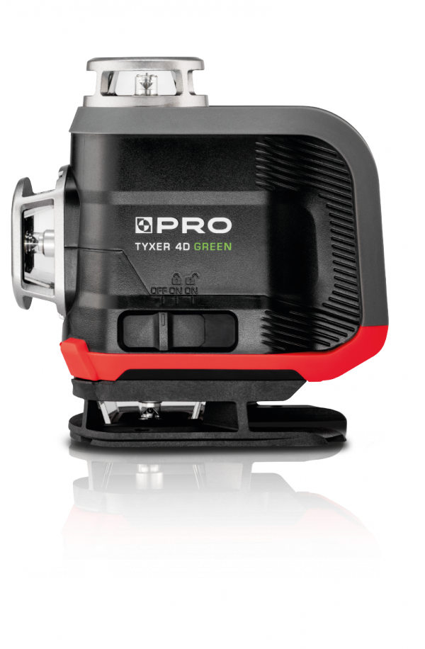 Laser akumulatorowy wieloliniowy 360° zielony PRO TYXER 4DG