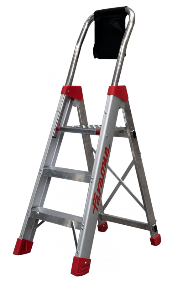 Drabina jednostronna z głębokimi  8 cm stopniami  Faraone LADY3