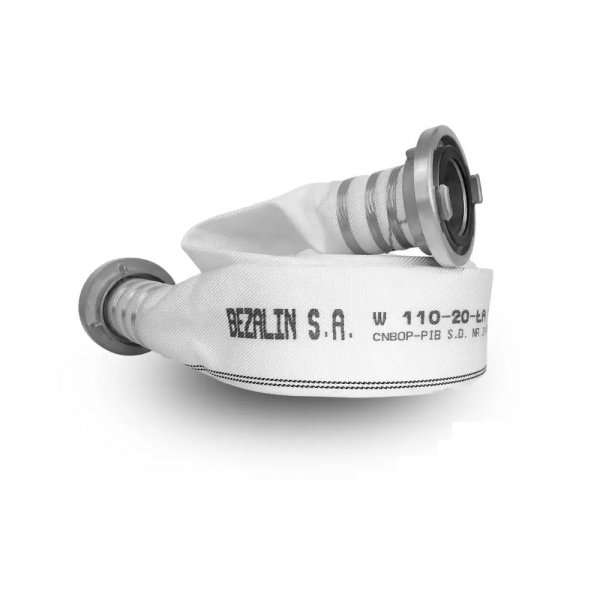 Wąż strażacki tłoczny BEZALIN 4&quot; do motopomp 110 mm 20m 