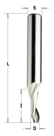 Frez do aluminium CMT HS 5% D=8 I=40 L=100 S=8 188.081.51