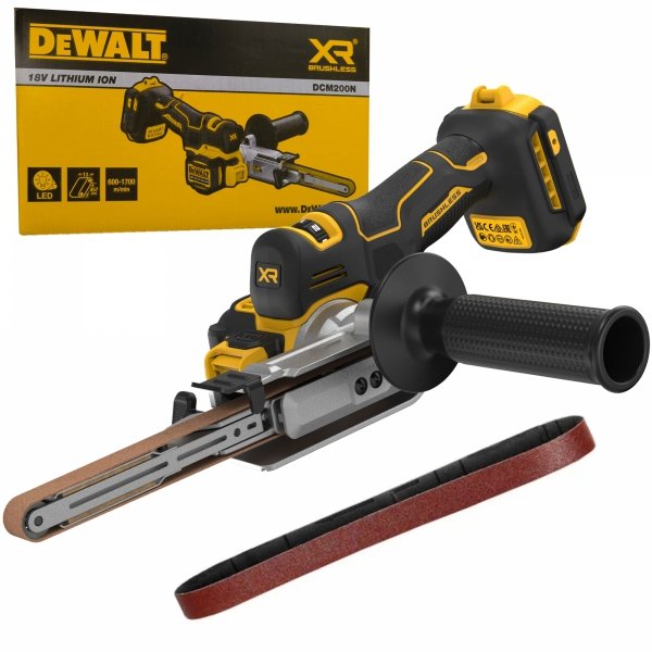 Pilnik taśmowy DeWALT DCM200N z silnikiem bezszczotkowym 18V
