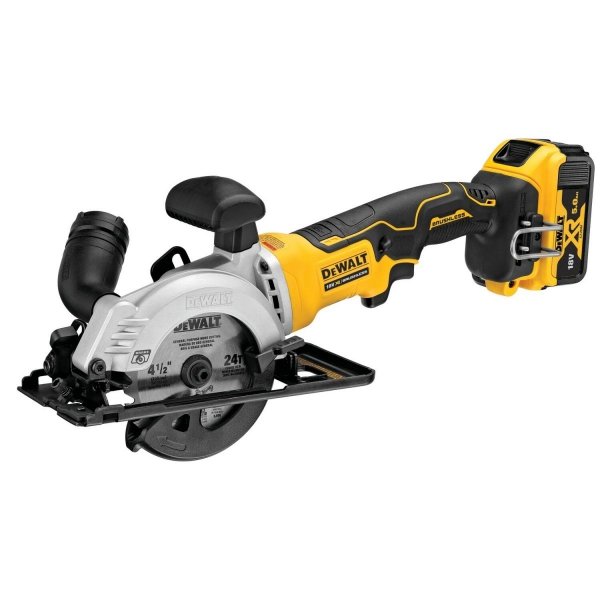 Kompaktowa pilarka tarczowa DeWALT DCS571P2 115mm 18V 2X 5,0Ah 