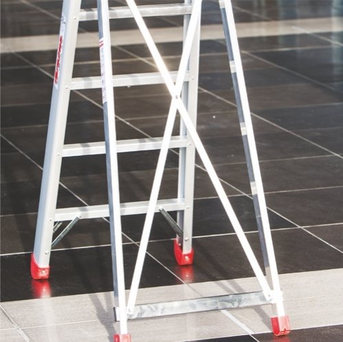 Drabina jednostronna z głębokimi  8 cm stopniami  Faraone LADY8