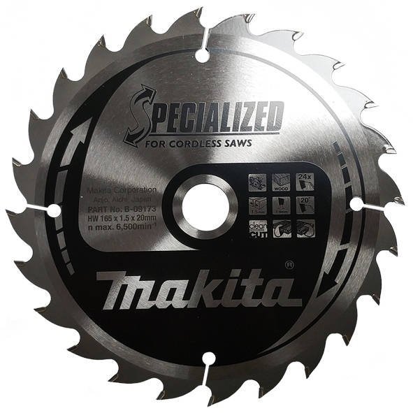 Tarcza tnąca Makita Specialized B-32910 165x20 24Z 