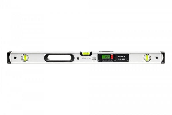 Poziomnica elektroniczna PRO PRO900 IP65 z magnesami 80cm z pokrowcem