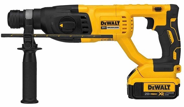 Młotowiertarka 3-funkcyjna DeWalt DCH133M2 18V 2x4.0Ah XR SDS+ z funkcją kucia