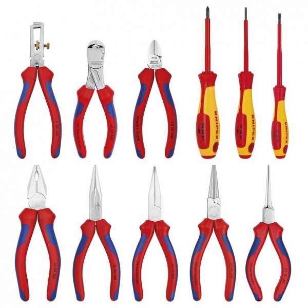 Etui zwijane na narzędzia Knipex 00 19 41 zestaw 11-częściowy