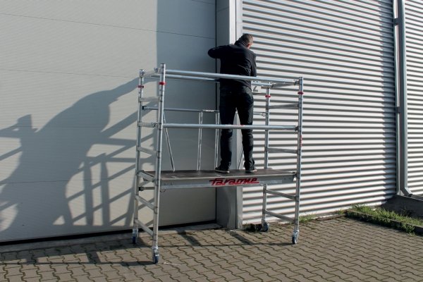 Rusztowanie  5,7m wieża jezdna COMPACT XS o wymiarach 75 x 180 cm   Faraone  MODUŁ A + B + C