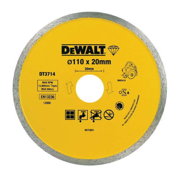 Tarcza diamentowa DEWALT DT3714 110mm do DWC410