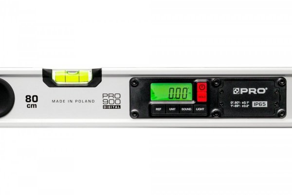 Poziomnica elektroniczna PRO PRO900 IP65 z magnesami 100cm z pokrowcem