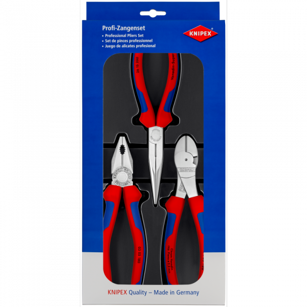 Zestaw szczypiec do prac warsztatowych i serwisowych Knipex 00 20 11 V01