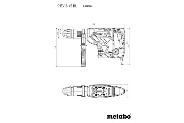 Młot udarowo-obrotowy Metabo KHEV 8-45 BL 600766500
