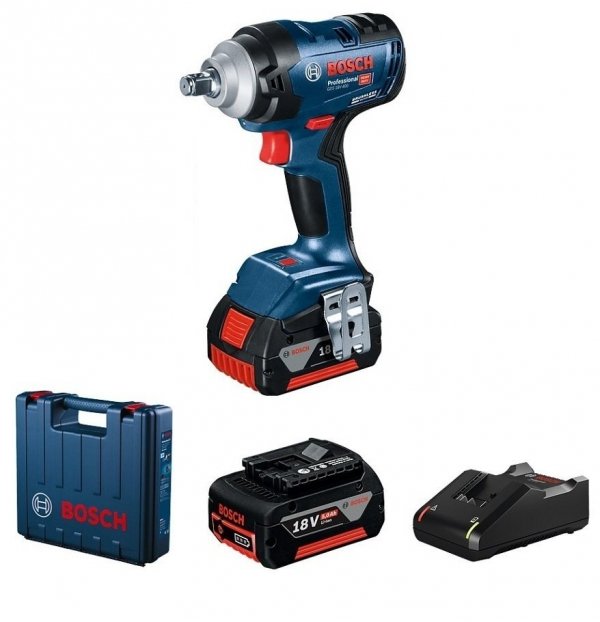 Akumulatorowy klucz udarowy Bosch GDS 18V-400 Professional 2x5.0Ah 0 601 9K0 020