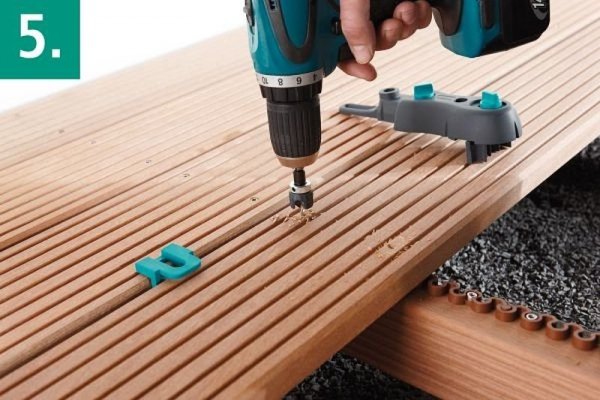 Zestaw do nawiercania desek tarasów Wolfcraft WF6960000