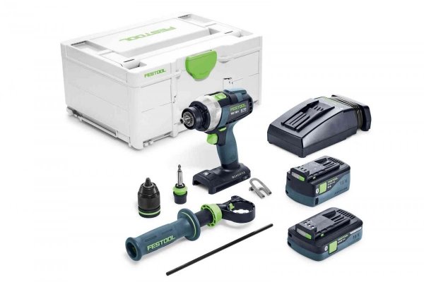 Akumulatorowa wkrętarka Festool QUADRIVE TDC 18/4 5,0/4,0 I-Plus 577649