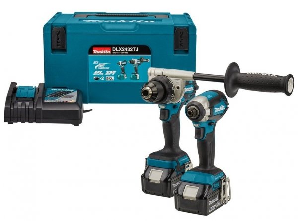 Zestaw combo Makita DLX2432TJ DDF486 + DTD153 2x5.0Ah