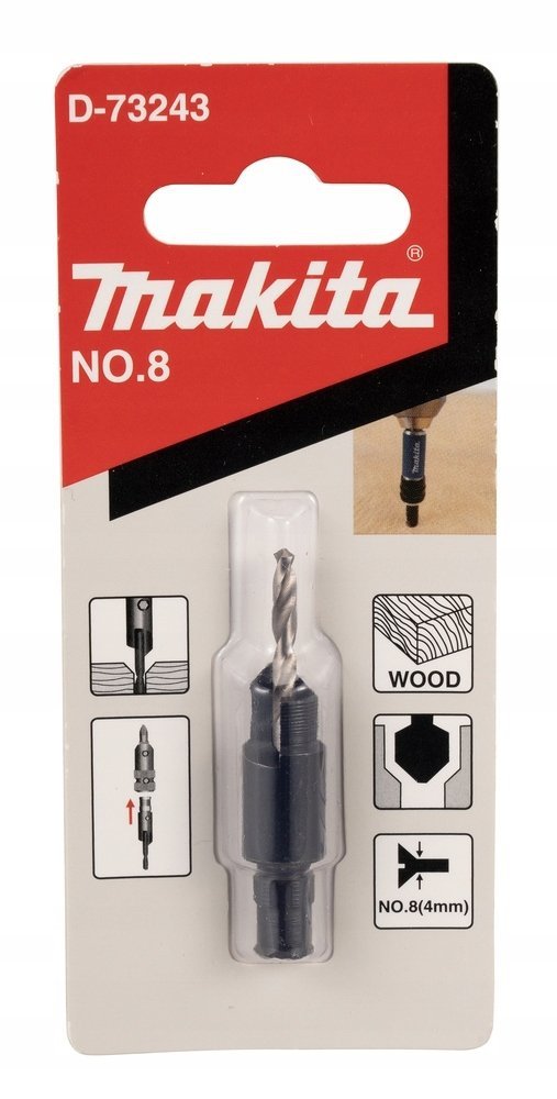 Wiertło pogłębiacz stożkowy 2.8mm Makita D-73243