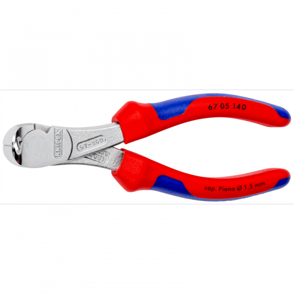 Szczypce tnące czołowe o zwiększonym przełożeniu Knipex 67 05 140