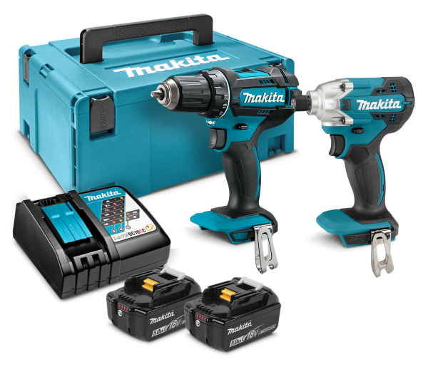 Zestaw combo Makita 4 narzędzia 2x5.0Ah