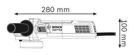 Szlifierka kątowa Bosch GWS 9-125 900W  0 601 396 007