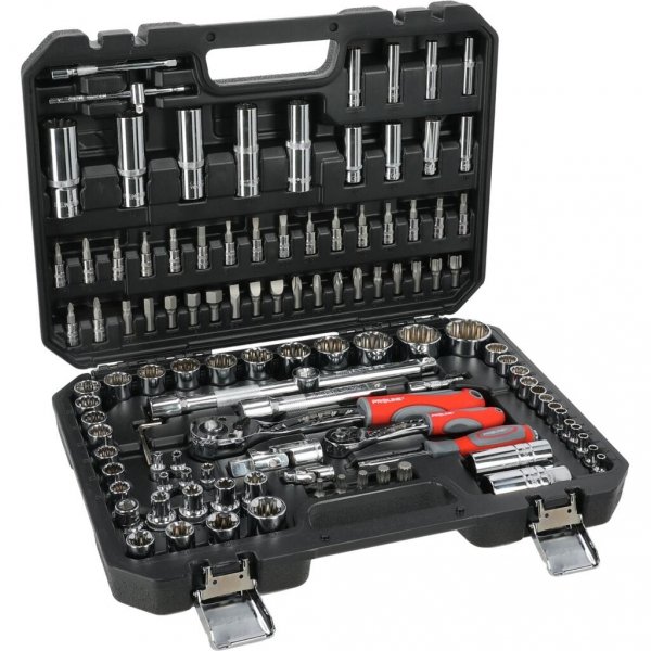 Zestaw kluczy nasadowych 113szt 1/2 1/4 Proline 58113