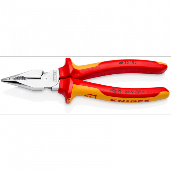 Szczypce uniwersalne z ostro zakończonymi szczękami Knipex 08 26 185
