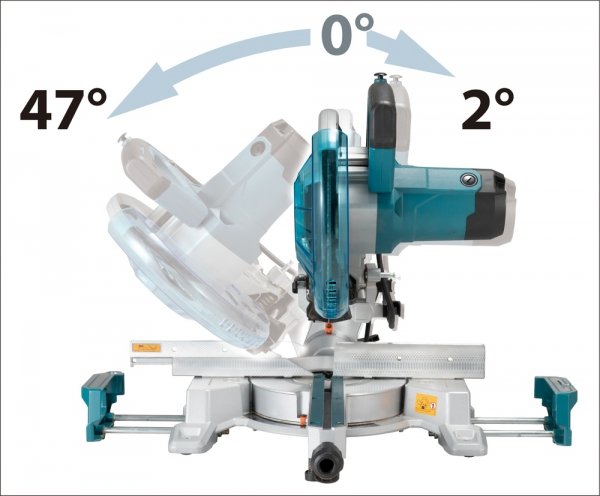 Ukośnica z przesuwem Makita LS1110F 1450W 260mm 