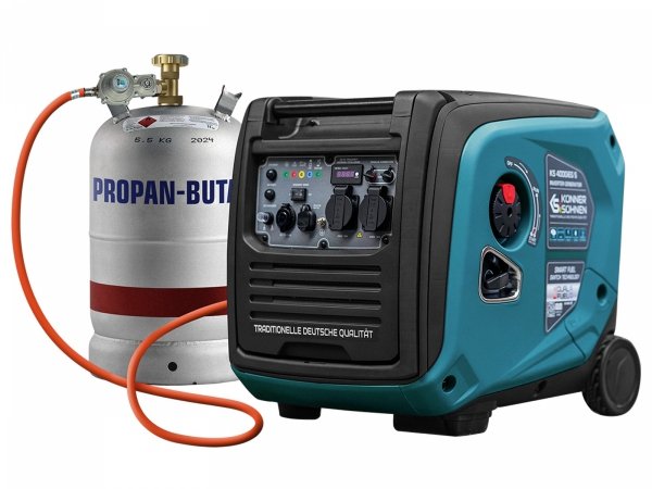 Generator inwertorowy prądotwórczy K&amp;S KS4000iEG S 4kW benzyna/gaz