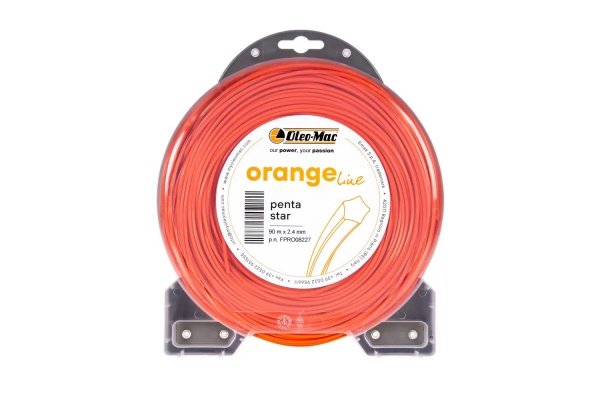Żyłka tnąca gwiazdka OLEO-MAC 2,4 mm Penta Star 90m