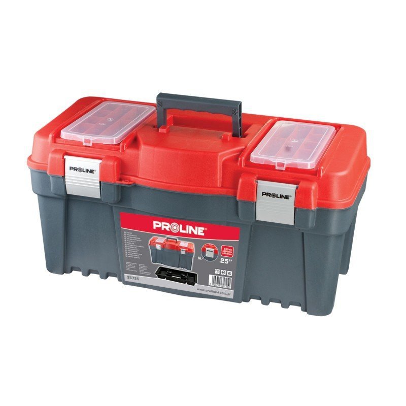Skrzynka narzędziowa z aluminiowymi zaczepami Proline 16