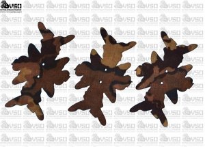 Zestaw 100 szt kształtek do wypełnień ghillie SS AUTUMN