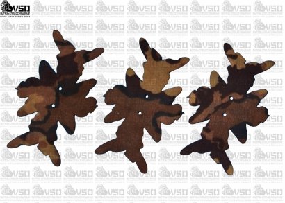 Zestaw 100 szt kształtek do wypełnień ghillie SS AUTUMN 