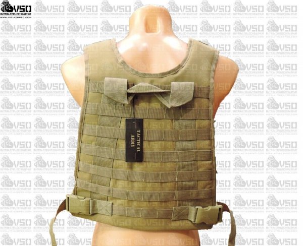 Tactical Army - Plate Carrier Harness - Coyote