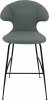 Umage TIME FLIES Hoker - Tapicerowane Krzesło Barowe na Czarnych Nogach 112 cm / Jasnozielone