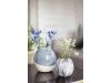 Villa Collection SIGT Szklany Wazon do Kwiatów 13 cm Szary Smoked Pearl