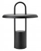 Stelton PIER Bezprzewodowa Lampa LED 33,5 cm / Czarna
