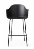 Menu HARBOUR Krzesło Barowe 112 cm Hoker Czarny