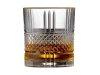 Lyngby Glass BRILLANTE Karafka + Kryształowe Szklanki do Whisky, Drinków 340 ml 4 Szt.