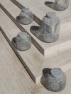 Blomus LITO Przenośna Lampa Zewnętrzna 49 cm / Szara Granite Grey