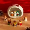 Alessi PRESEPE Bożonarodzeniowa Biała Szopka Świąteczna z Figurkami / 11 El.