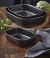 Holm PURE BLACK Naczynie Żaroodporne - Forma do Zapiekania 24 cm Czarna