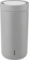 Stelton TO GO CLICK Stalowy Kubek Termiczny 200 ml / Szary Matowy