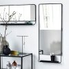 House Doctor CHIC Lustro Ścienne 45 x 110 cm z Półką / Czarne