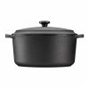 Skeppshult CLASSIC Garnek Żeliwny z Pokrywką 5,5 l / Czarny