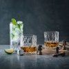 Orrefors CITY Kryształowe Szklanki do Whisky Drinków 340 ml / 4 Szt.