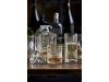 Lyngby Glass BRILLANTE Karafka + Kryształowe Szklanki do Whisky, Drinków 340 ml 4 Szt.