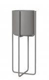 Blomus KENA Kwietnik - Donica do Kwiatów na Stojaku 55 cm - Steel Gray