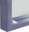 Muuto ARCED Lustro Ścienne w Drewnianej Ramie 80 cm / Liliowe