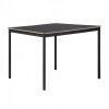 Muuto BASE Stół 140x80 cm Czarny - Blat Linoleum